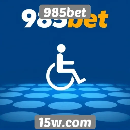 Acessibilidade e usabilidade do site 985bet